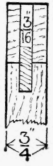Side view of groove.