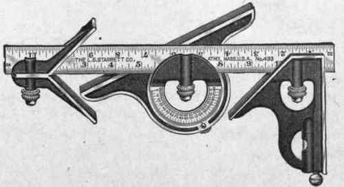Fig. 11. Combination Set Courtesy of L. S. Starrett Company, Athol, Massachusetts