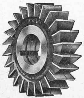 Fig. 208. Interlocking Cutter with Four Teeth Cut Away