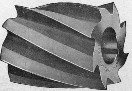 Fig. 344. Production Milling Cutter Courtesy of Union Twist Drill Company, Athol, Massachusetts
