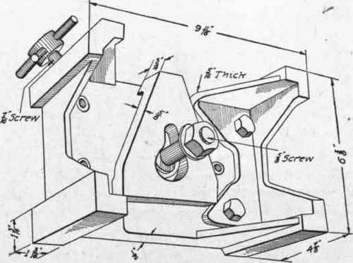 Fig. 376. Bottom View of Box Drill Jig Shown in Fig. 375 Courtesy of 