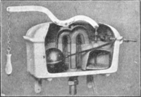 arrangement of a cistern