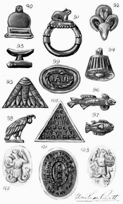 EGYPTIAN AND GNOSTIC TALISMANS.