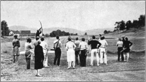 A Group Playing Archery Golf