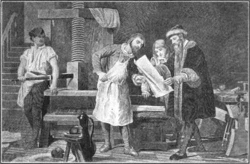 Gutenberg Is Credited With Being The First European To Print From Movable Type