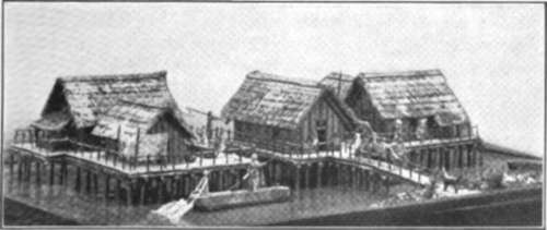 Houses Of Early Lake Dwellers