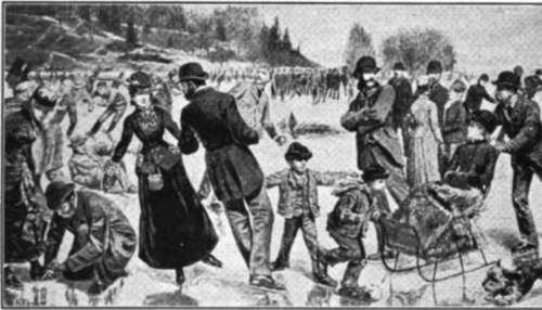 In The Winter Skating Was Popular In The North