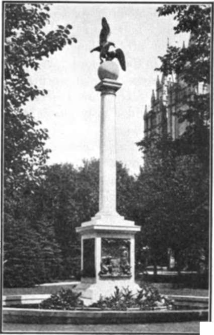 The Monument To The Sea Gulls, In Temple Square, Salt Lake City