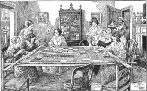 The Old Quilting Party