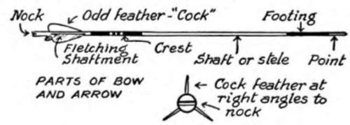 There Are Three Feathers On An Arrow