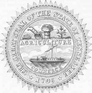 State Seal of Tennessee.