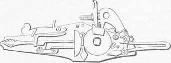 Wheel Lock with Serpent attached, front view.