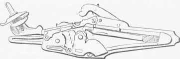 Wheel Lock with Serpent attached, rear view.
