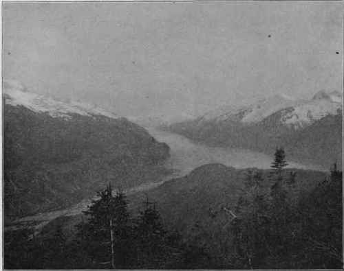 Branching fjord, Lynn Canal, Alaska. (U. S. G. S).