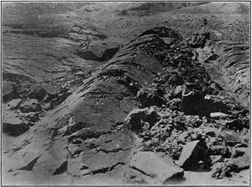 Roche moutonnee, exposed by removal of Dwyka boulder clay. Riverton, Cape Colony.