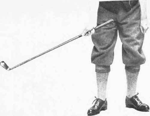 Fig. 41.   Action of right wrist beginning up swing.