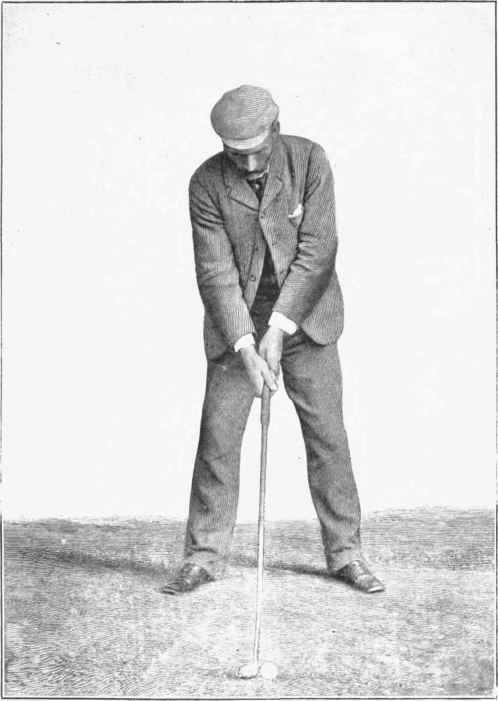 Fig. 13. THE DRIVE ADDRESSING THE BALL FRONT VIEW