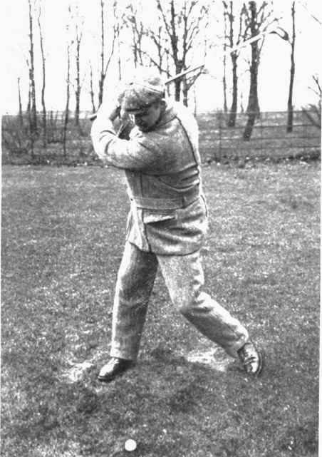 TOP OF SWING FOR DRIVE AGAINST WIND