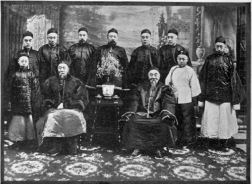 Li Hung Chang And Suite On Their Tour Around The World