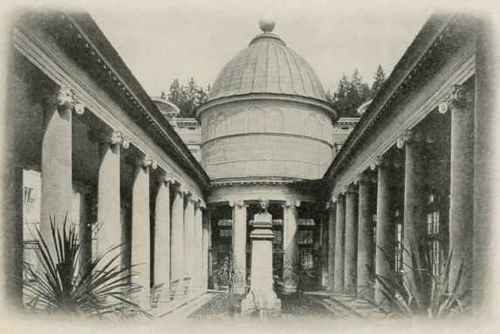 Monument Of Dr Joseph Nehr, The Founder Of Marienbad.