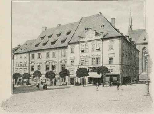 The City Hall At Eger, Where Wallenstein Was Mordered, 1634.