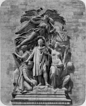 The Napoleon Group On The Arch Of Triumph.