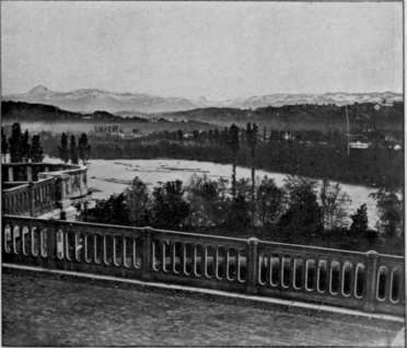 View From The Terrace At Pau.