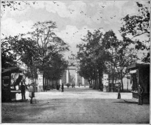 The Brandenburg Gate, Seen From The Unter Den Linden