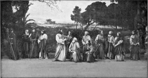 Christ And His Disciples At Bethany