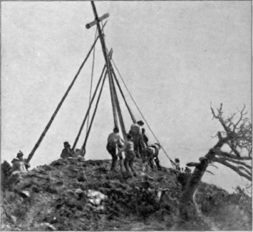 Raising The Cross On The Kofel