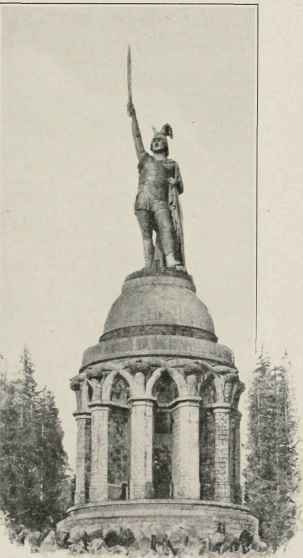 Statue Of Arminius In The Teutoberger Forest.