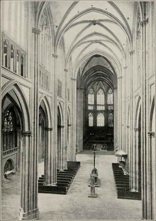 The Nave Of The Regensburg Cathedral.