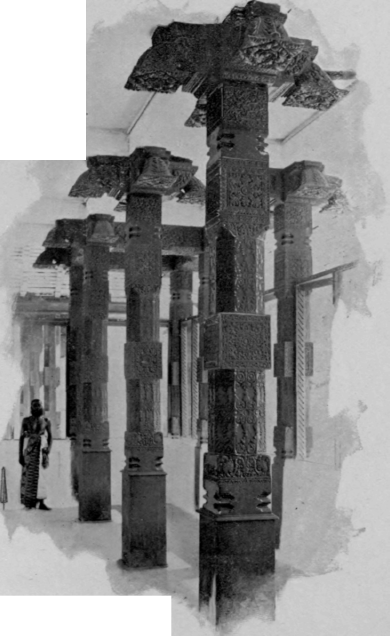Pillars In The Palace Of The Kandian Kings