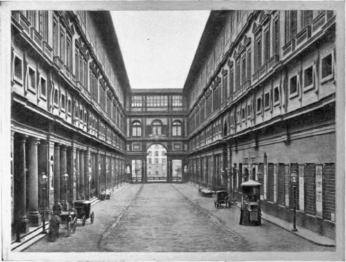 Portico Of The Uffizi.