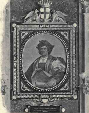 Mosaic Portrait Of Columbus, Municipal Palace.