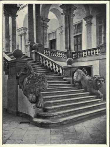 Staircase In The Palace Of The University.