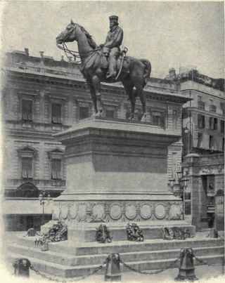 Statue Of Garibaldi, Genoa.