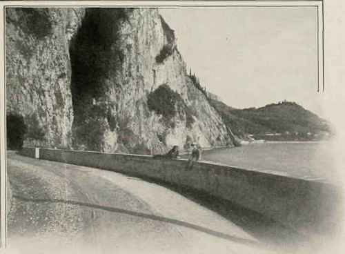 Road Beside Lake Como, Near Varenna, Built By The Austrian Government.