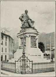 Statue Of Manzoni In Lecco.