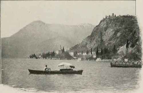 Varenna And Its Ruined Castle.