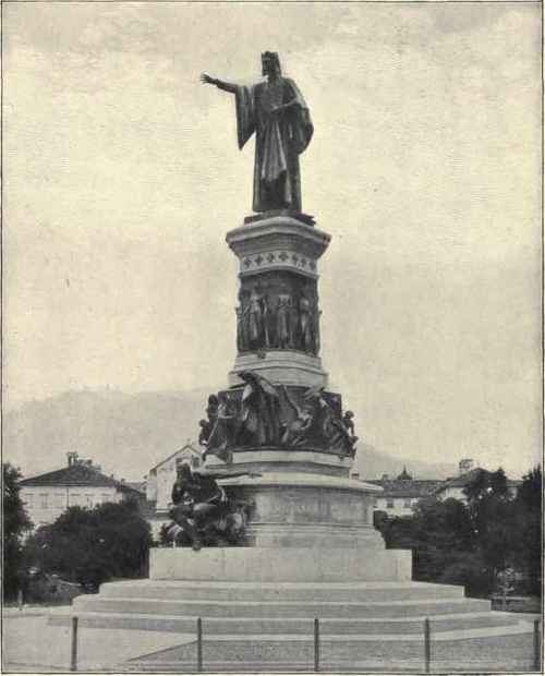The Memorial To Dante At Trent.
