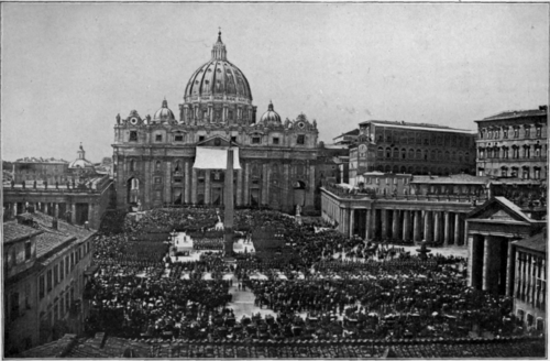 The Old Ceremony Of Papal Benediction.