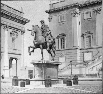 The Statue Of Marcus Aurelius.