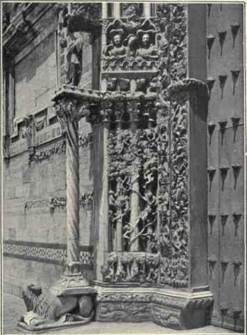 A Portion Of The Cathedral Door.