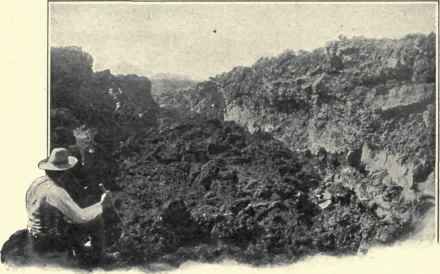 An Old Lava Current From Etna.