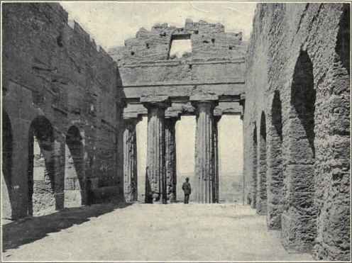 Interior Of The Temple Of Concordia.