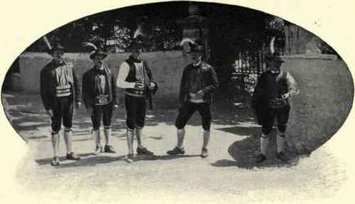 A Group Of Meran Peasants.