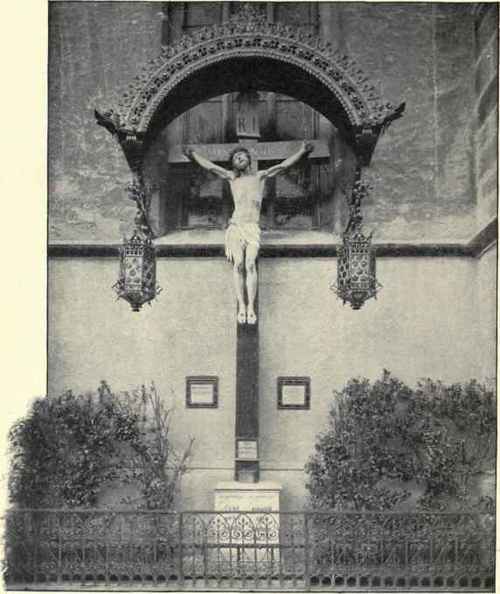 Crucifix On The Parish Church, Meran.