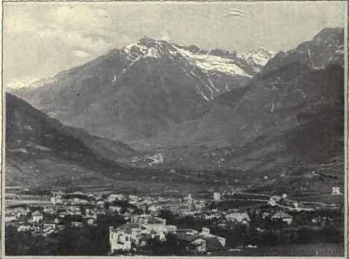 Entrance To The Vintschgau Valley, Seen From Obermais.