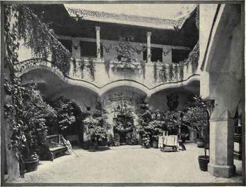 The Courtyard Of Schloss Forst.